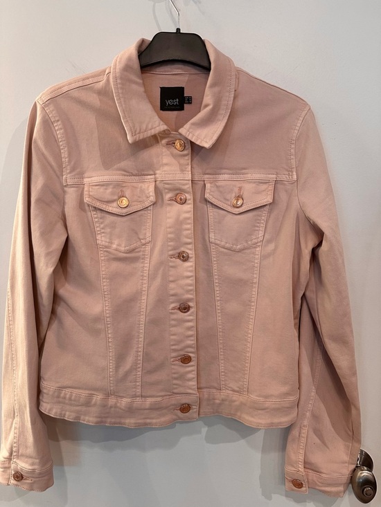 Yest Jackets & Blazers - Women's Blush Pink Denim Jacket